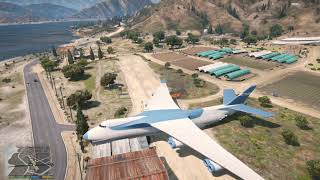 What happens when you try to land the CargoPlane at Mckenzie Airfield? GTA 5 | Story mode