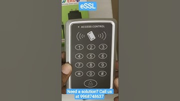 eSSL RFID Access Control System | Secure Door Entry Solution for Offices & Factories
