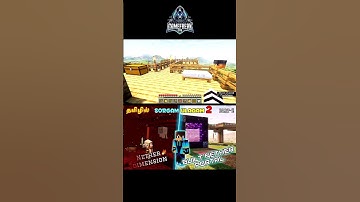 I Build nether portal 🤩 without Diamonds || Minecraft gameplay Tamil || #tamilgamers #tamilcomedy