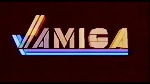 NY Siggraph 1986 Amiga 1000