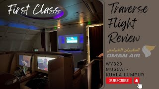 Oman Air First Class A330 First Class Review: Muscat - Kuala Lumpur