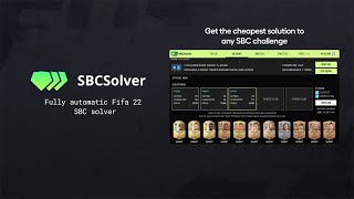 FUT 22 SBC Solver screenshot 5