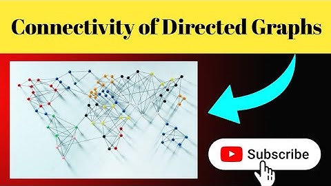Strongly Connected and Weakly Connected Graphs | Graph Theory