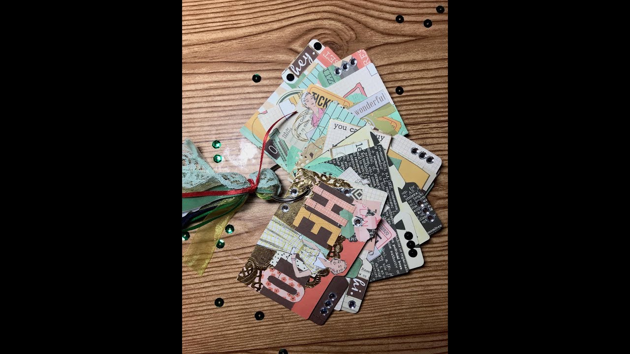 Horizontal Mini File Folder Flip Book using Reset Girl paper YouTube