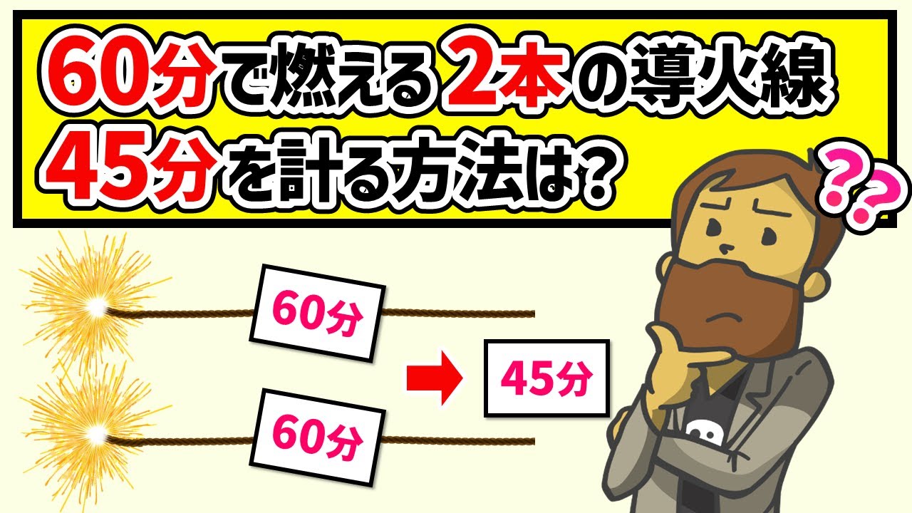 【論理的思考力クイズ】全て解ければ天才？Google・Apple・Microsoftの入社試験問題にチャレンジ『論理的思考で考える入社試験問題』