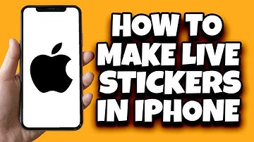 How To Make Live Stickers In iPhone IOS 17 (2024)