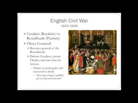 English Civil War & Glorious Revolution