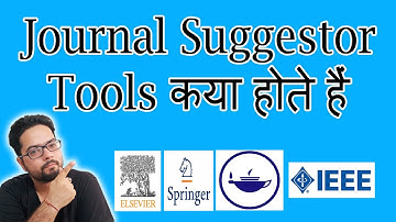 What are Journal Finders? | Journal Suggestors | Elsevier | Wiley | Taylor Francis | Springer