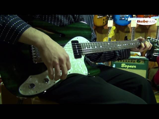 池部楽器店】Freedom Custom Guitar Research Green Pepper Semi Order