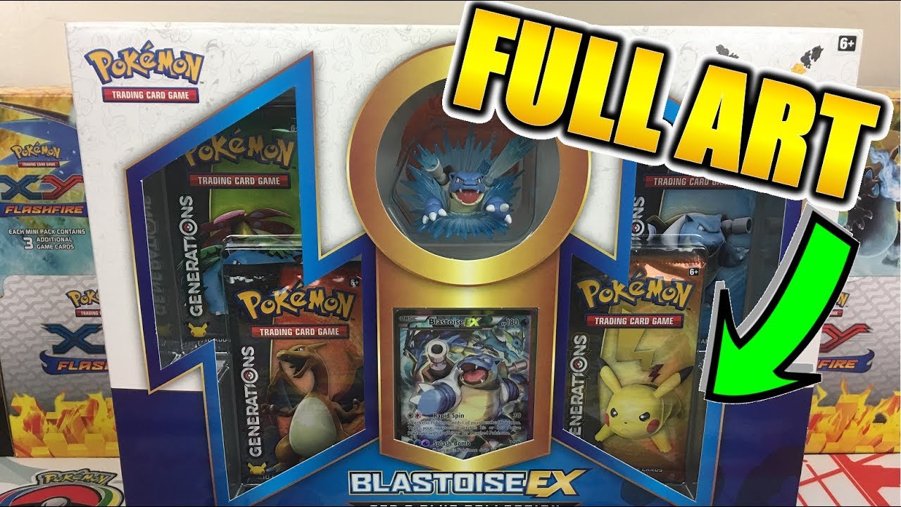 HOLY FULL ART!!! Blastoise EX Red & Blue Collection Box Opening Of - HOLY FULL ART!!! Blastoise EX Red & Blue Collection Box Opening Of