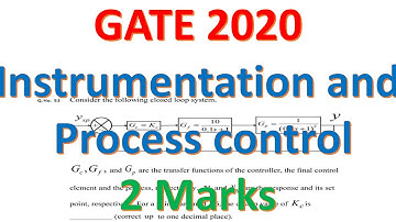 GATE 2020 Instrumentation and process control |Chemical engineering(CH) | #GATE