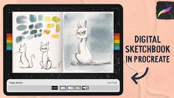 Create a Sketchbook in Procreate with Flippable Pages