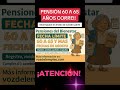 Pensión 60 a 65 años, asi te puedes registrar,últimos días