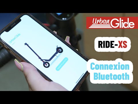 Trottinette électrique RIDE-XS connexion Bluetooth