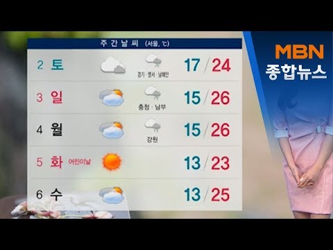 내일 맑고 초여름 더위…오후 영동 강풍 [MBN 종합뉴스]