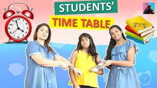 Students Time Table L Moral Story L Stories In Hindi L Ayu And Anu Twin Sisters