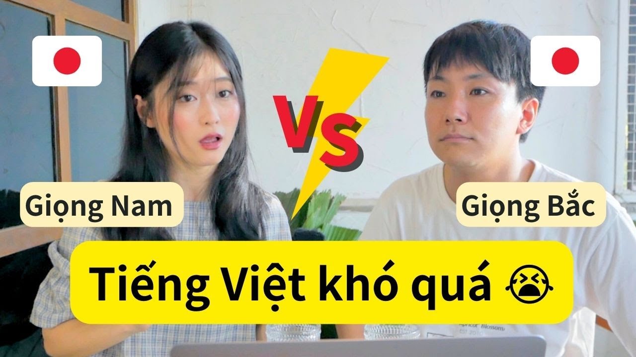 Người Nhật nói về sự khác nhau giữa giọng miền Bắc và Nam – Cười muốn xỉu | ベトナム語クイズ！南北方言比べ