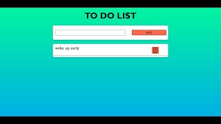 Task Manager Web App | To-Do List Project Using HTML, CSS & JavaScript