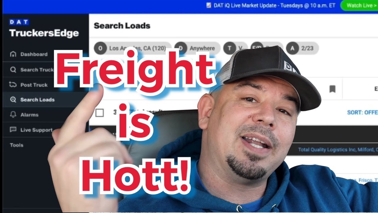 ,000 Freight loads!!! | Spot Market on FIRE!! DAT TruckersEdge Pro