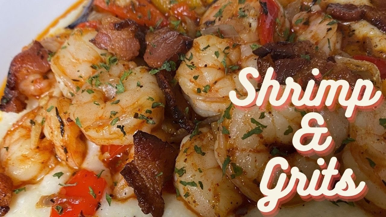 Cajun Shrimp and Gouda Grits!!! #SHORTS #youtubeshorts - YouTube