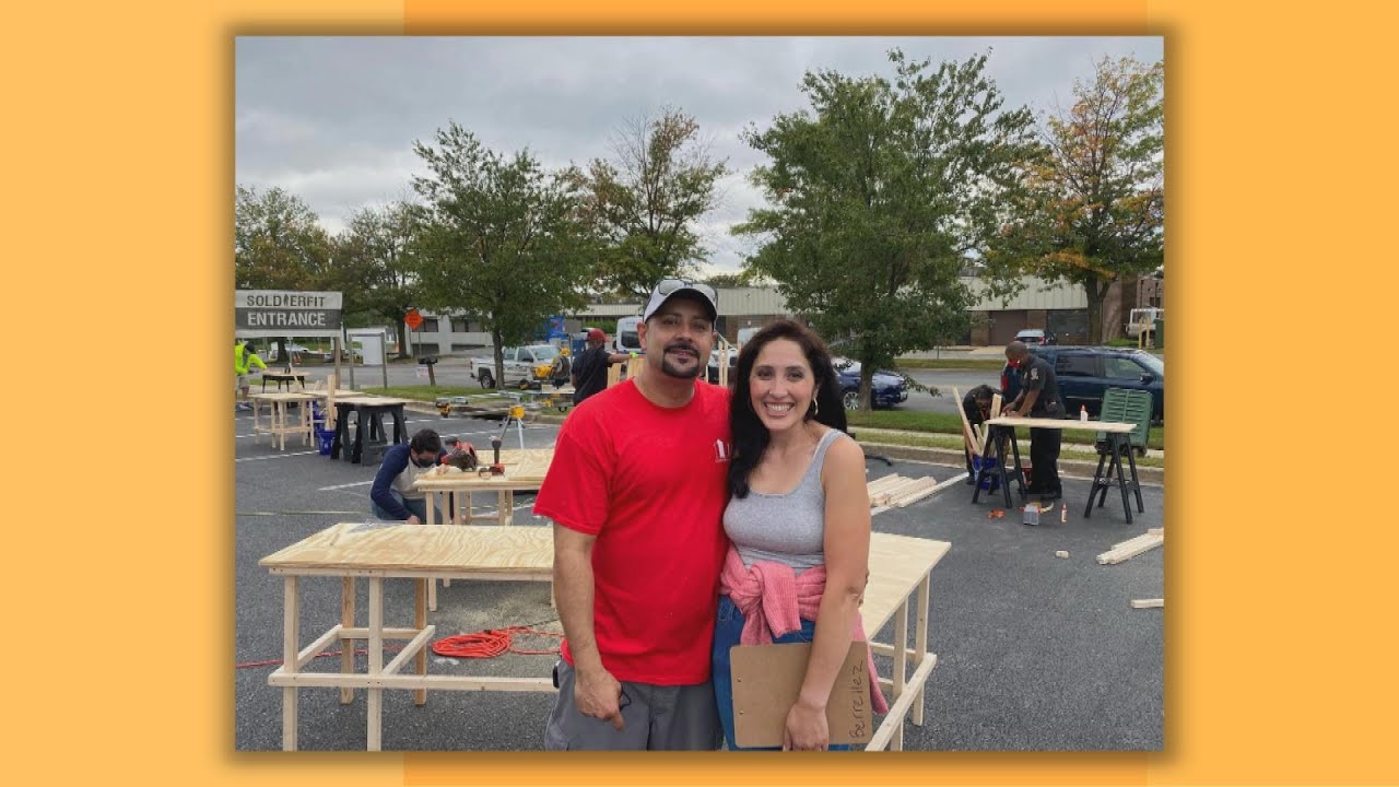 Desks By Dads Founders Build Desks For Kids In Need During Covid Remote Learning | Good News Story | Rachael Ray Show