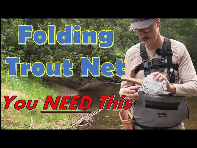 Handy Pak Net - Stream Fishing Review / How to Fold (BFS Fishing