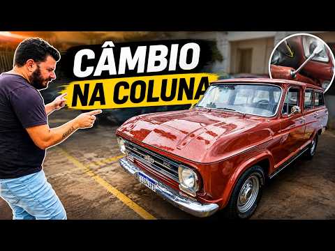 CHEVROLET VERANEIO 1972 COM CÂMBIO NA COLUNA!