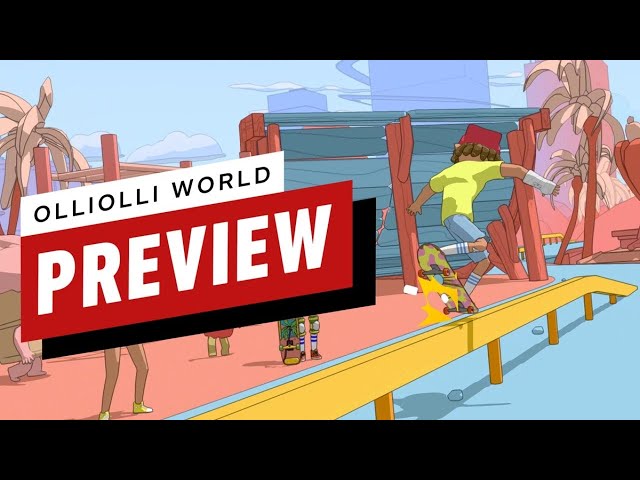 OlliOlli World, um jogo de skate em side-scrolling e plataformas