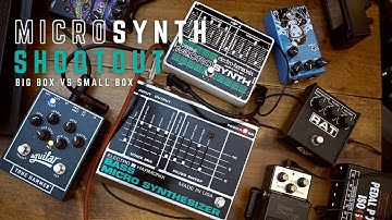 EHX Bass Micro Synth Shootout: Big Box VS Small Box