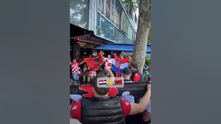 Croatia and Albania fans before the game euro 2024. #croatia #albania #fans #football tball