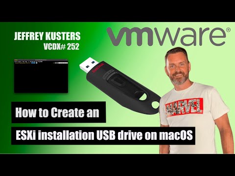 How to Create an #ESXi installation #USBdrive on #macOS