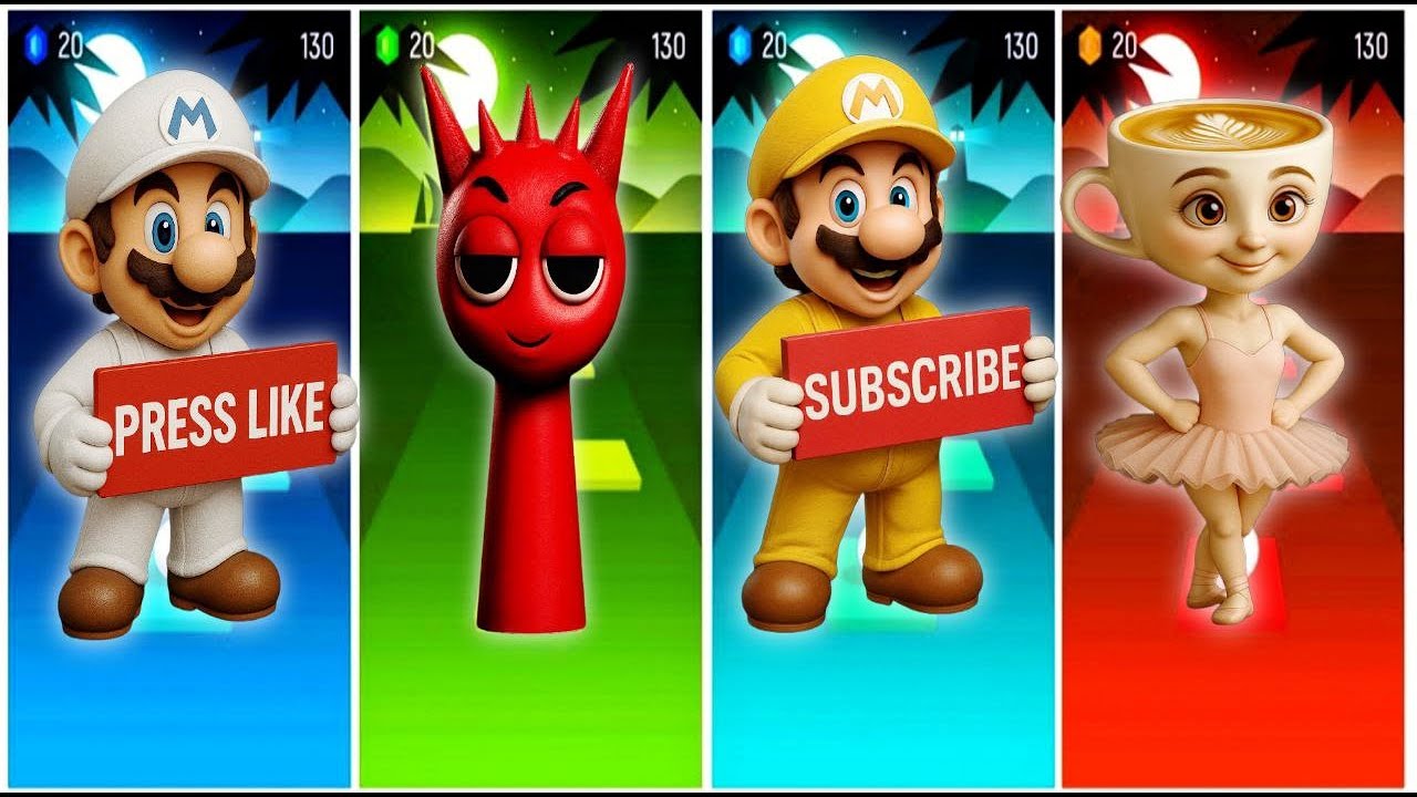SUPER MARIO 🆚 SPRUNKI 🆚 SUPER MARIO 🆚 SPRUNKI - YouTube