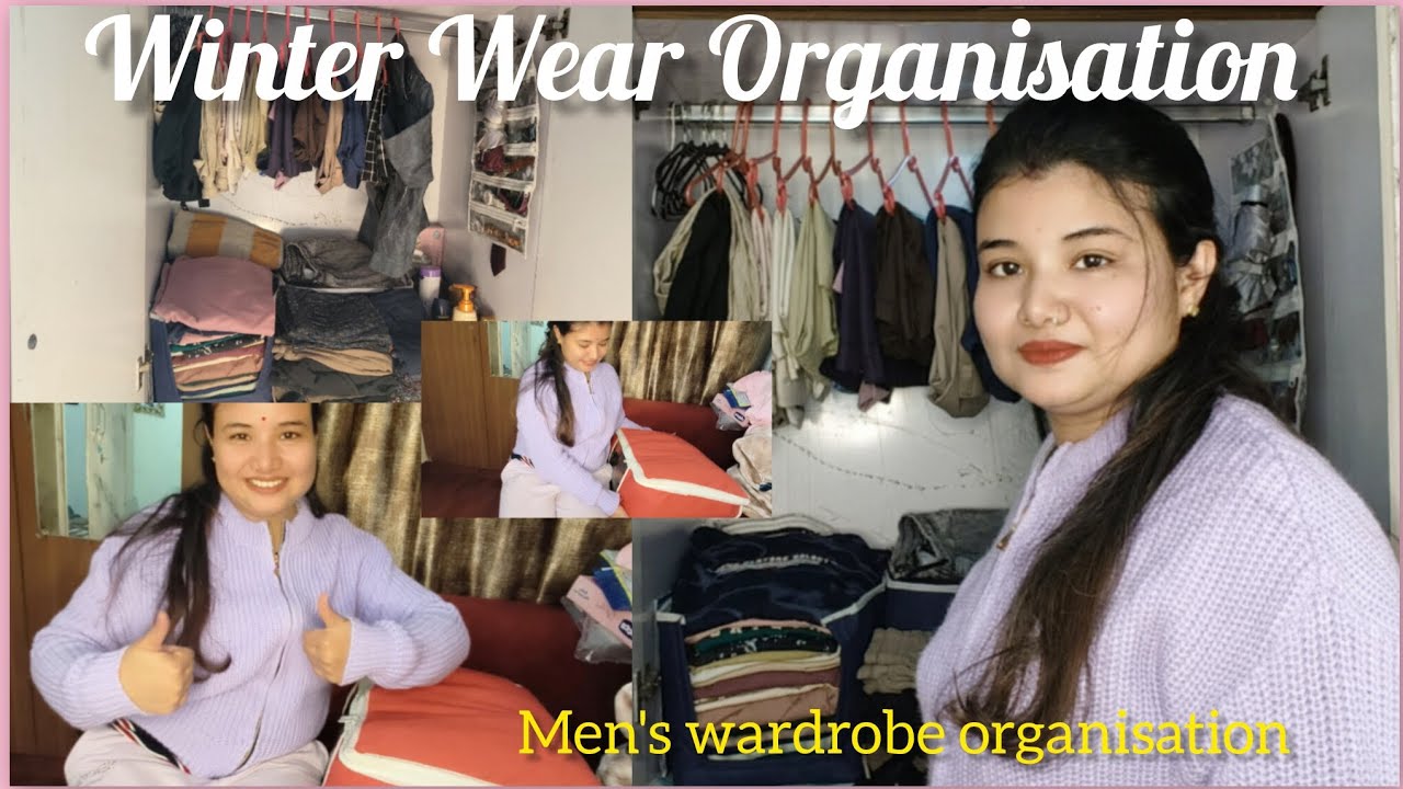 ✅Men’s Winter Wear Wardrobe Organisation | Zero Cost Organisation Ideas