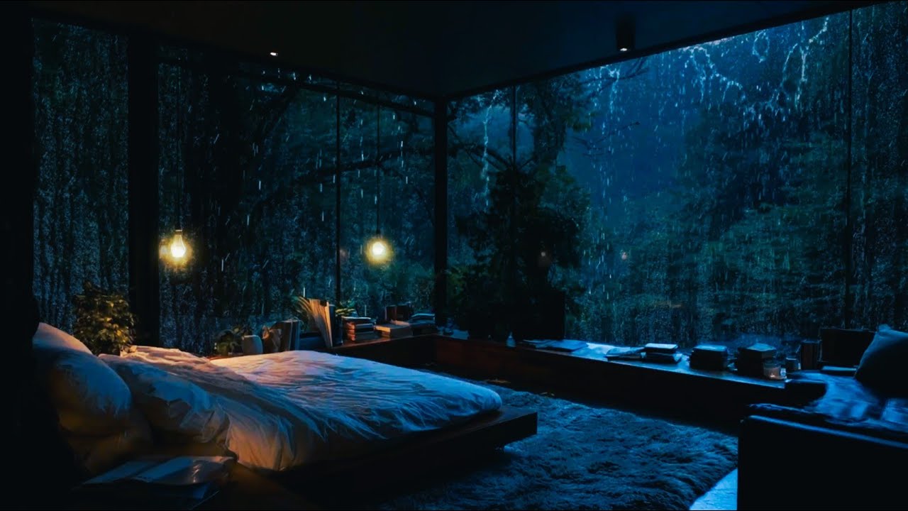 🔴 Rain and Thunder Sounds 24/7 | Thunderstorm for Sleeping - Pure Relaxing Vibes #8