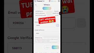 TUFT withdrawal problem 🥹😭 #treasure #nft #tresurenft #tresurefun screenshot 3