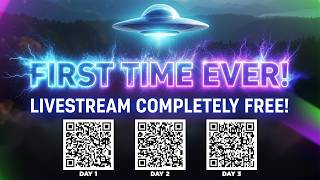 SPECIAL ANNOUNCEMENT! First Time Ever! Livestream Completely FREE!