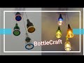 Bottle craft- Makinig an Attractive Ceiling Light Using Waste Bottles | കള്ളു കുപ്പി ലൈറ്റ്