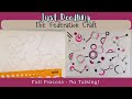 Abstract Doodling using a circle stencil with lines in Pink full video relaxing to watch art