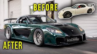 Building a Veilside Rx-7 in 10 Minutes!