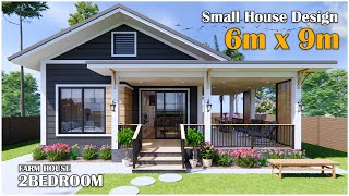 Beautiful Farm House Design | 6m x 9m with 2Bedroom (Simple Life)