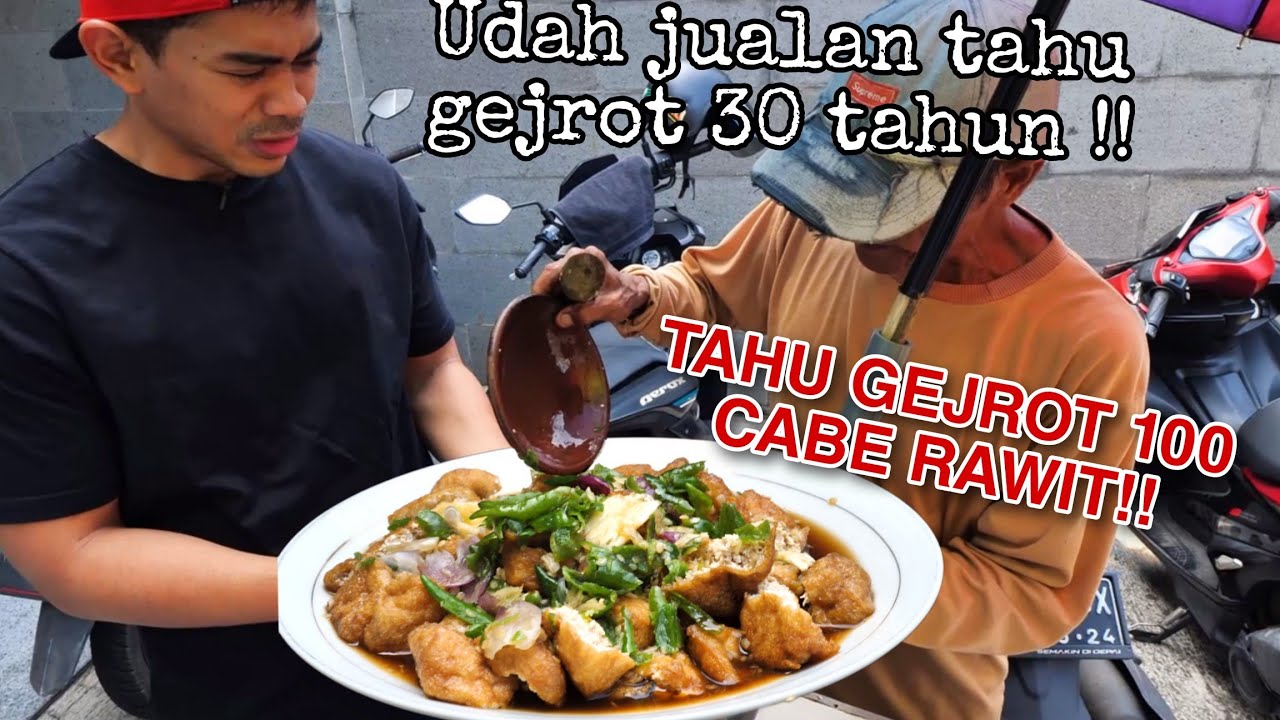 TAHU GEJROT 100 CABE RAWIT CHALLENGE !!