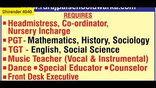 AMITY INTERNATIONAL SCHOOL teacher vacancy for session 2023-24 || 6 Private school jobs apply now!