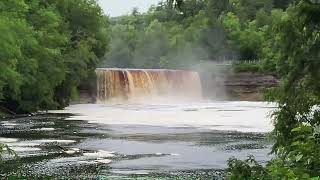 Tahquamenon Upper Falls - Falls Only - All Viewing Areas (06-28-2024)