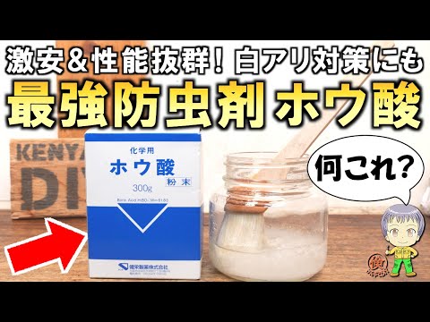 激安なのに効果は半永久的！最強防虫剤 ホウ酸をご紹介します！