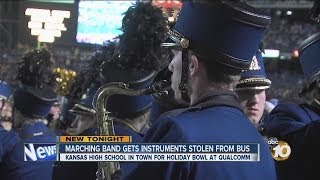 Kansas high school band has instruments stolen in San Diego
