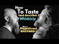 How To Taste (and describe) Whiskey
