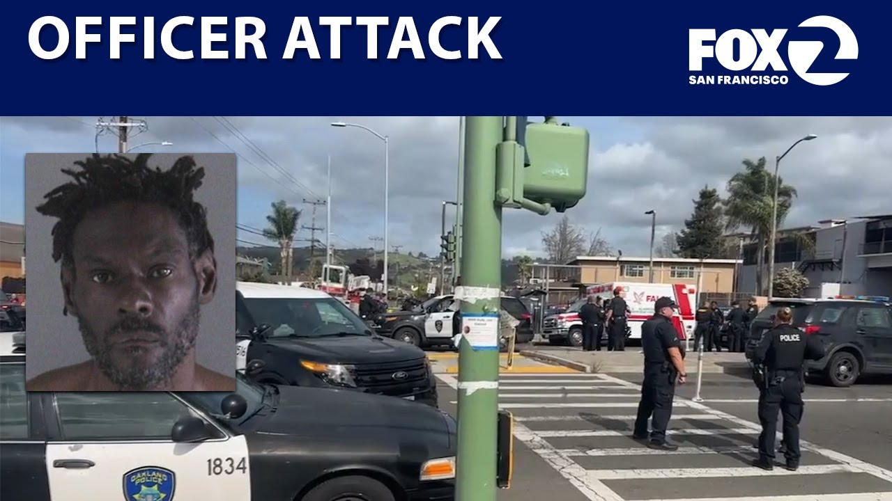 Oakland police officer 'bloodied' in brazen attack | KTVU - YouTube