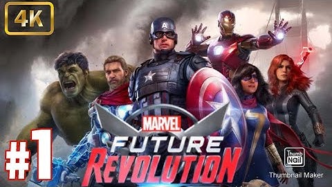 marvel future revolution first gameplay with intro (maximum setting ) ios and android #part1