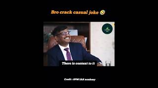 Casual joke cracked 🤣 | UPSC Interview