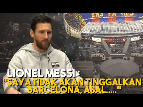 Video: Messi meninggalkan Barcelona pada tahun 2020